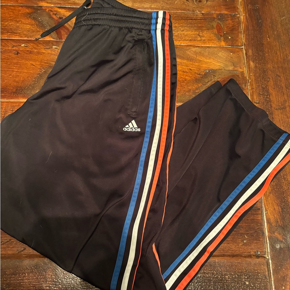 Men’s adidas essentials tricot 3 stripe pant - large